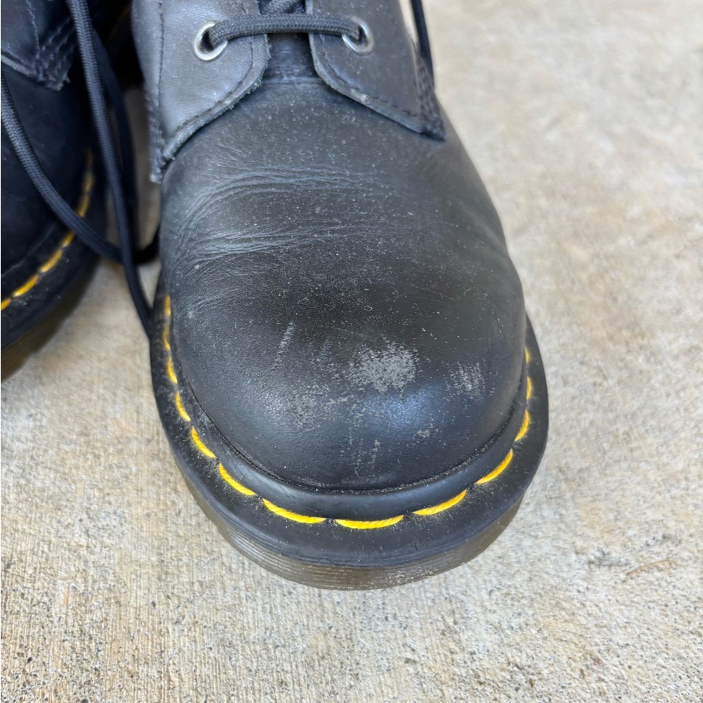 Dr. Martens Black Leather Boots - Picture 3 of 7